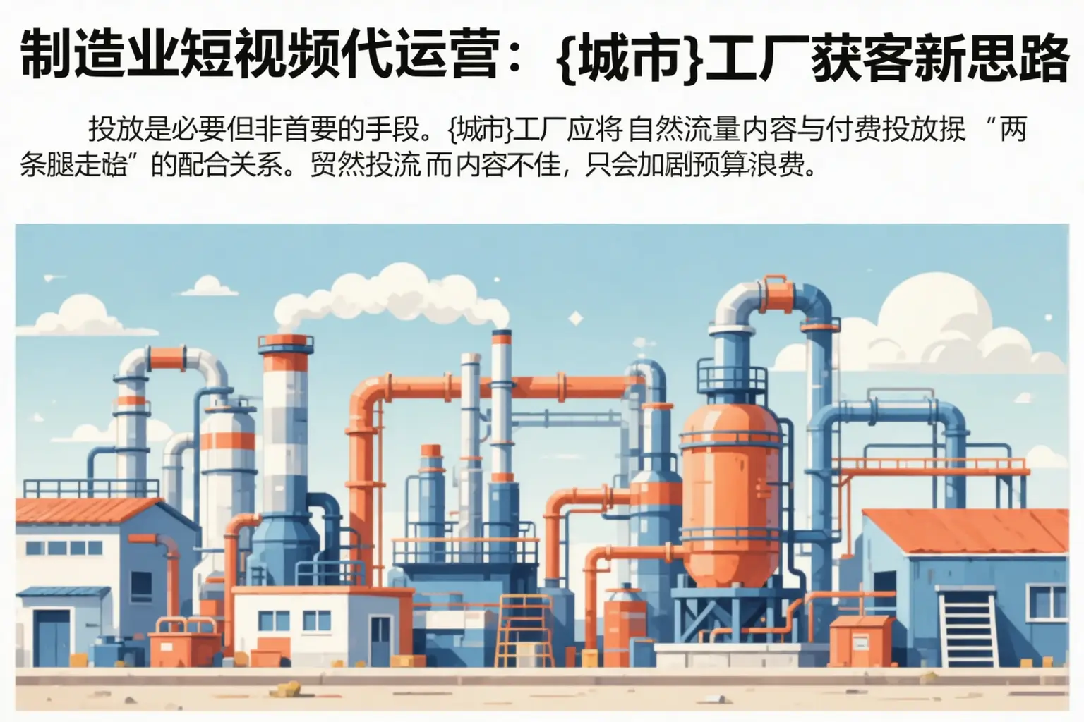 制造业短视频代运营:常州工厂获客新思路